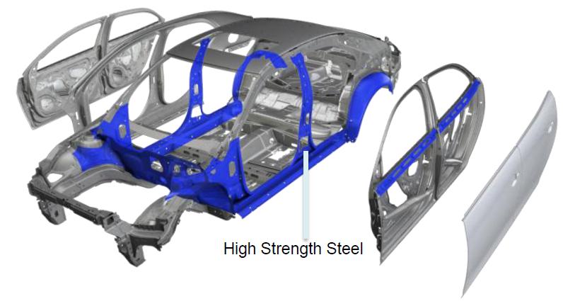 2013 Malibu Eco Chevrolet eAssisst Extrication Hybrid Battery HV Cable Body Structure