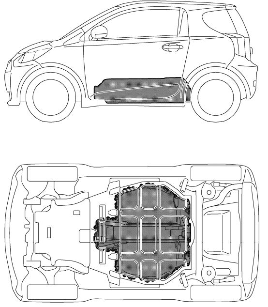 2013 Scion iQ EV HV Battery Extrication Rescue
