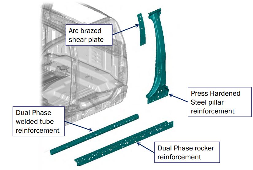 Extrication 2014 Silverado UHSS Body Structure B-Pillar