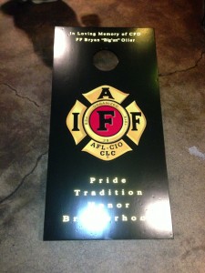 IAFF Corn Hole Board
