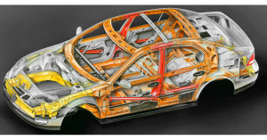 2008 Saab 9-3 Body Structure
