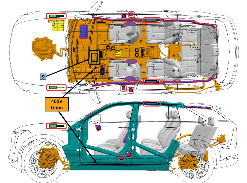 2025 Cadillac Escalade IQ 5 Door SUV Body Structure Extrication PHS Safety