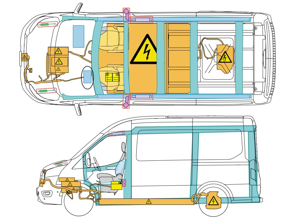 2024 Ford E-Transit Emergency Response Guide ERG